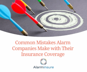 Common mistakes for specialist insurance and efficacy cover from alarm company insurance.