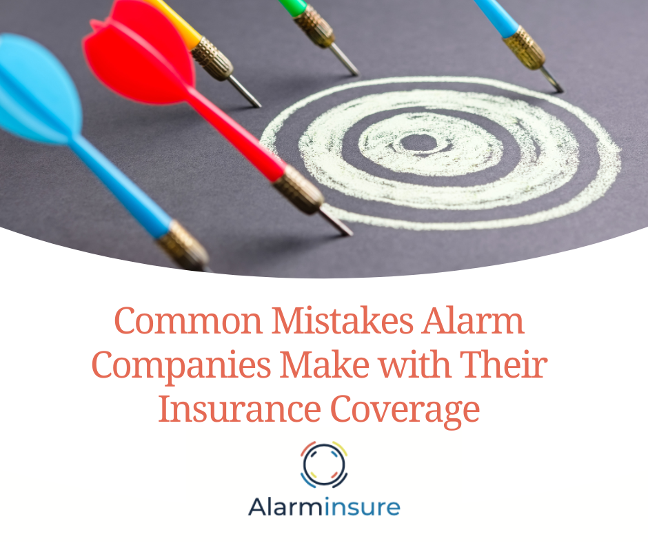 Common mistakes for specialist insurance and efficacy cover from alarm company insurance.