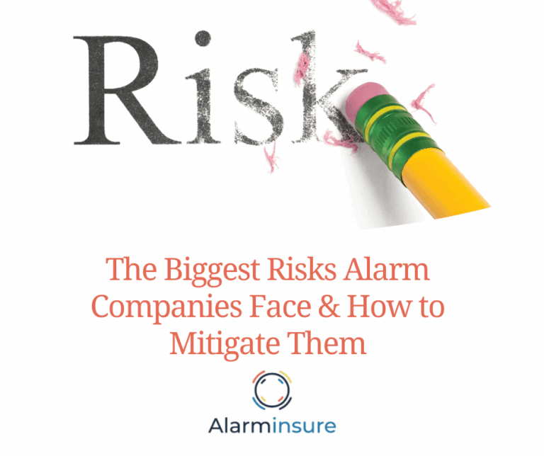 How to mitigate risks around alarm installer insurance and liability insurance & ensuring you have efficacy cover.